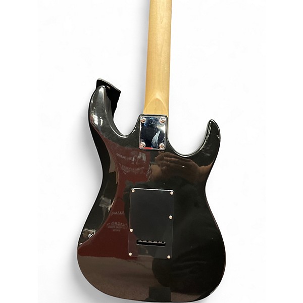 Used Ibanez GIO LEFT HANDED Metallic Black Solid Body Electric Guitar