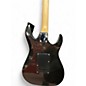 Used Ibanez GIO LEFT HANDED Metallic Black Solid Body Electric Guitar