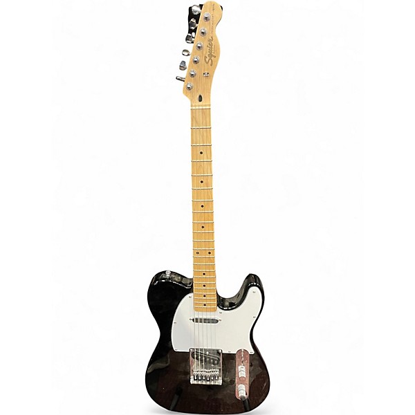 Used 2020 Squier Affinity Telecaster Black Solid Body Electric Guitar