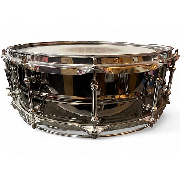 Used Ludwig 5.5X14 Black Magic Snare Black Drum