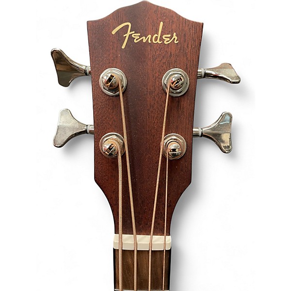 Used Fender CB60SCE Aged Cognac Burst Acoustic Bass Guitar