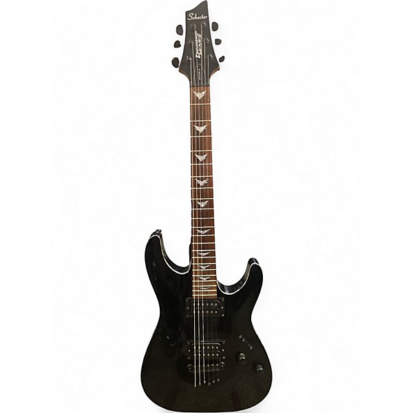 Used Schecter Guitar Research Spitfire 6 Black Solid Body Electric Guitar