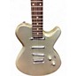 Used Rogue Lipstick Gold Sparkle Solid Body Electric Guitar