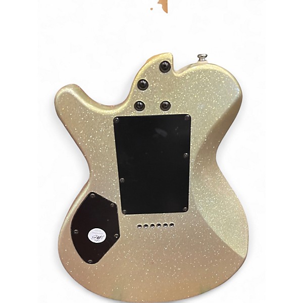 Used Rogue Lipstick Gold Sparkle Solid Body Electric Guitar