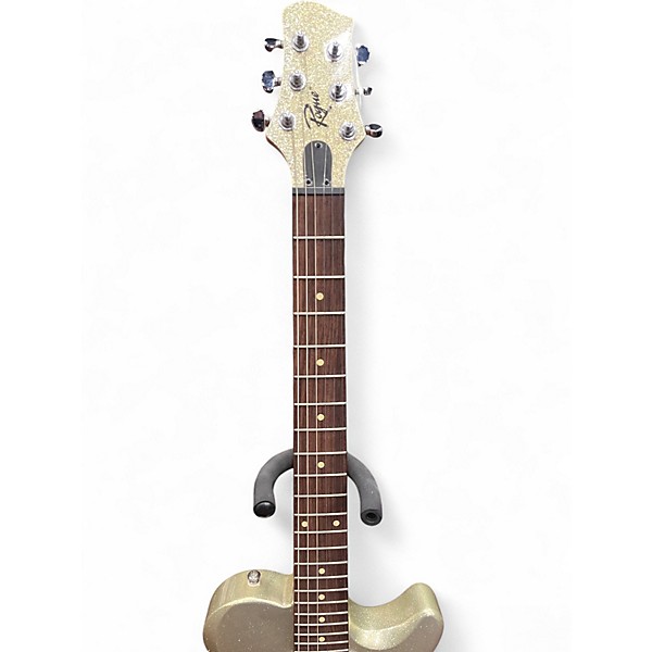 Used Rogue Lipstick Gold Sparkle Solid Body Electric Guitar
