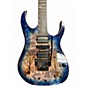 Used Ibanez Rg1070pbz Blue Solid Body Electric Guitar