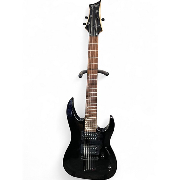 Used Mitchell MM100 Mini Black Solid Body Electric Guitar