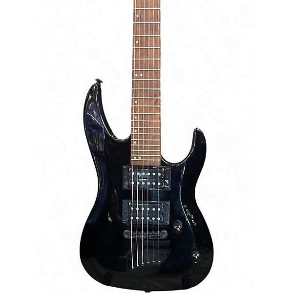 Used Mitchell MM100 Mini Black Solid Body Electric Guitar