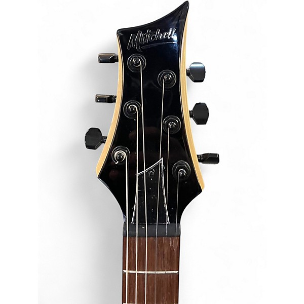 Used Mitchell MM100 Mini Black Solid Body Electric Guitar