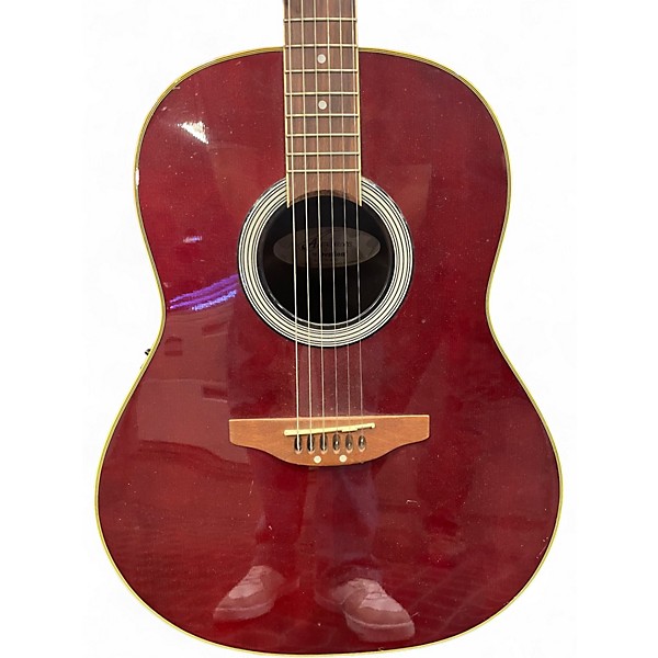 Used Applause AB24 RED Acoustic Guitar