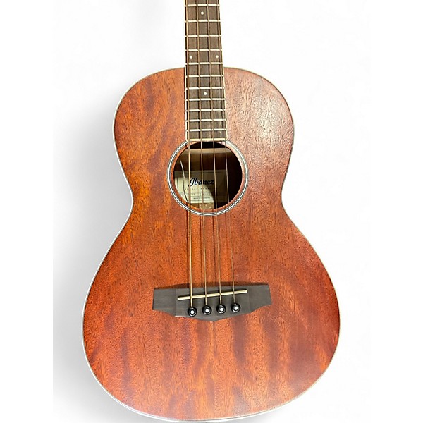 Used Ibanez PNB14E NATURAL Acoustic Bass Guitar