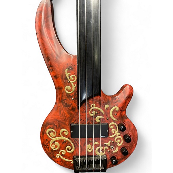 Used Cort CURBOW BASS Natural Electric Bass Guitar