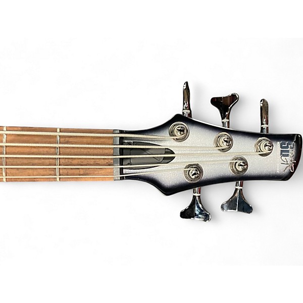 Used Ibanez SR305 5 String SILVER BURST Electric Bass Guitar