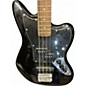 Used Squier Vintage Modified Jaguar Bass Black Electric Bass Guitar