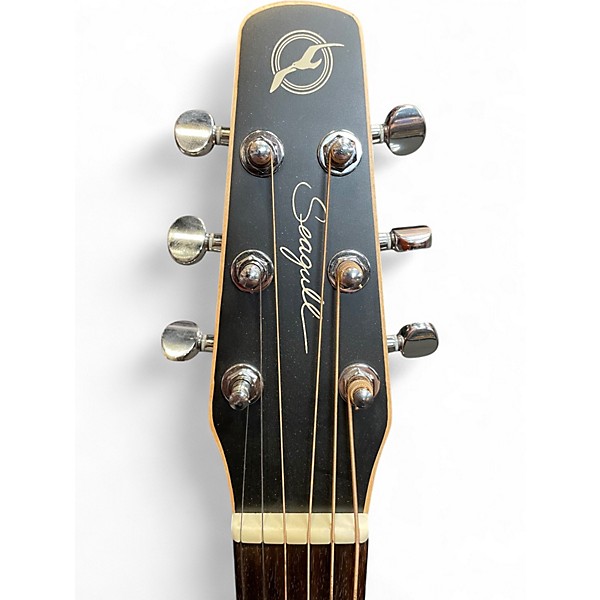 Used Seagull S6 Left Handed Natural Acoustic Guitar
