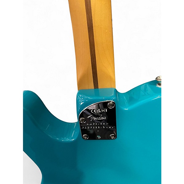 Used Fender American Professional II Telecaster Miami Blue Solid Body Electric Guitar