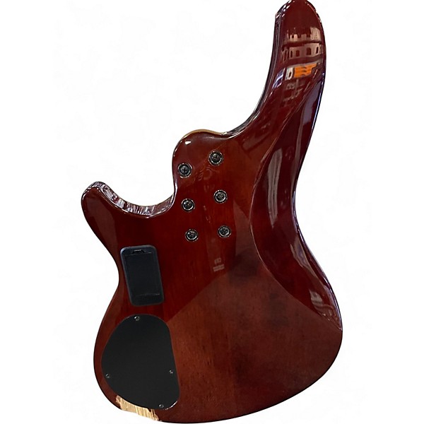 Used Schecter Guitar Research Omen 4 String violin burst Electric Bass Guitar