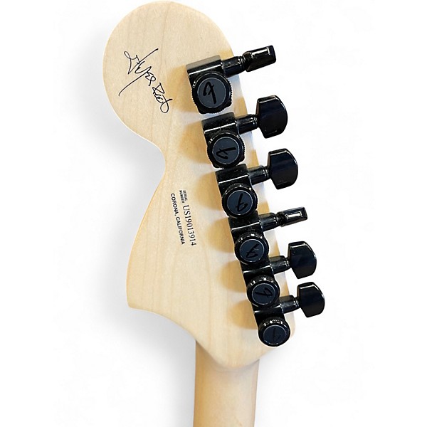 Used Fender Jim Root Signature Jazzmaster Black Solid Body Electric Guitar