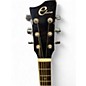 Used Eleca EAG12TSBK Trans Black Acoustic Electric Guitar