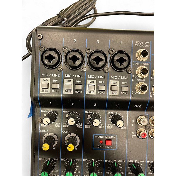 Used Yamaha MG10XU 10 Channel Mixer with Effects Unpowered Mixer