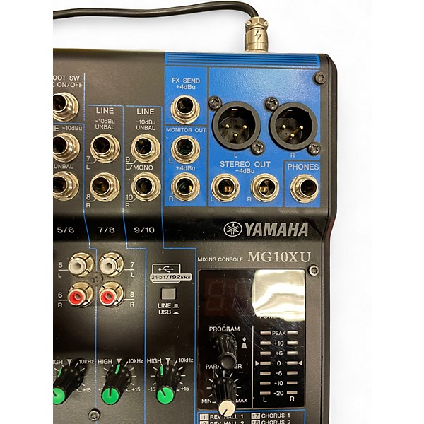Used Yamaha MG10XU 10 Channel Mixer with Effects Unpowered Mixer
