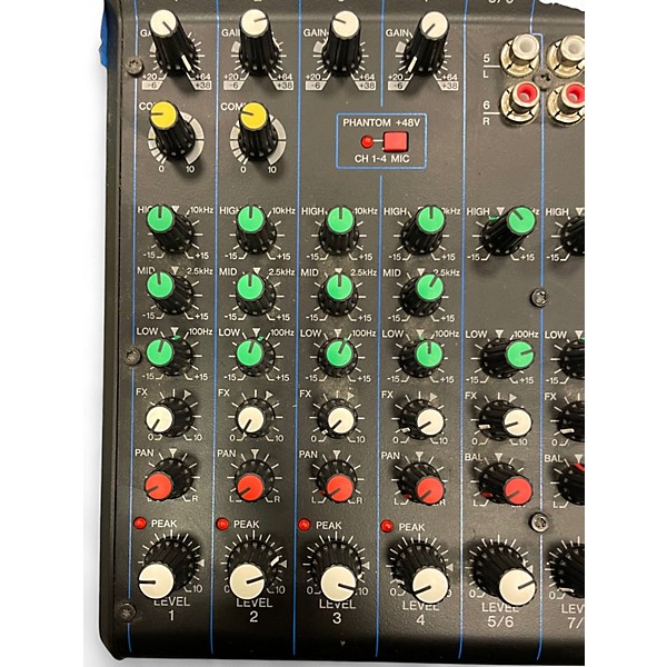 Used Yamaha MG10XU 10 Channel Mixer with Effects Unpowered Mixer