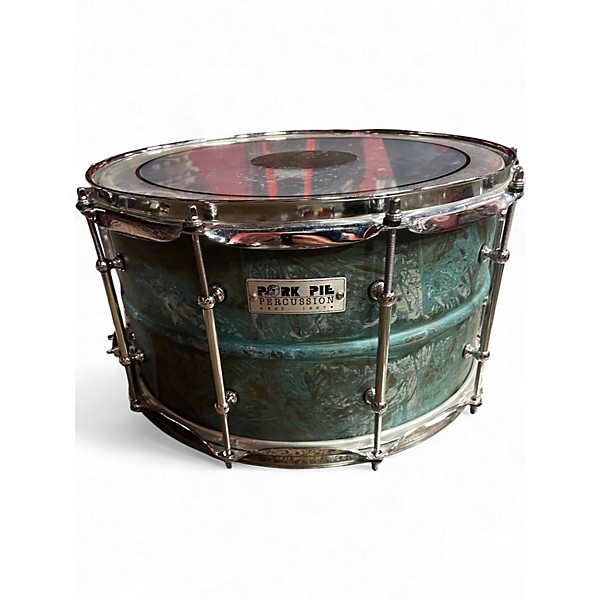 Used Pork Pie 14in Pork Pie Brass Patina 8X14 PATINA Drum