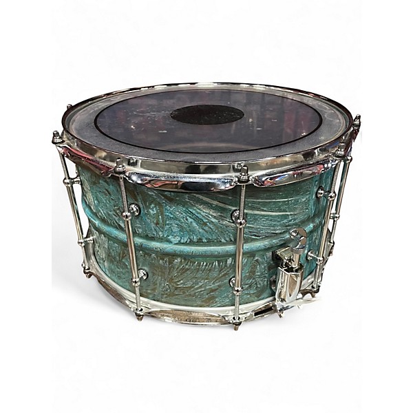 Used Pork Pie 14in Pork Pie Brass Patina 8X14 PATINA Drum