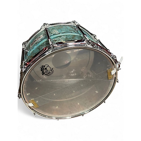 Used Pork Pie 14in Pork Pie Brass Patina 8X14 PATINA Drum