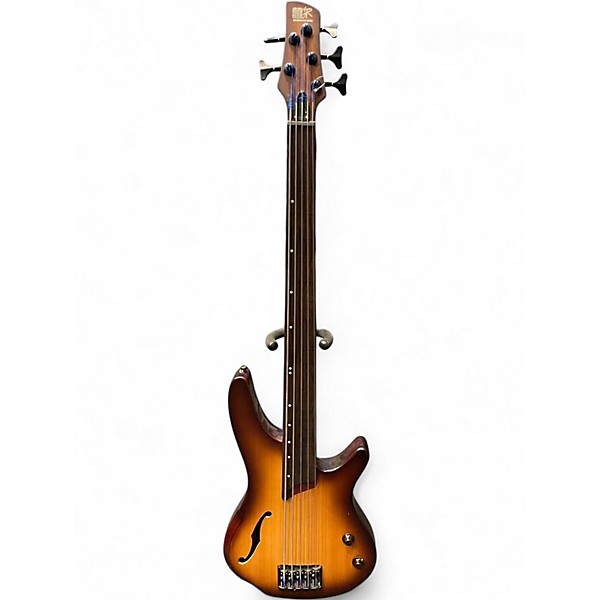 Used Ibanez SRH505F 2 Tone Sunburst Electric Bass Guitar