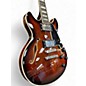 Used D'Angelico Premier Mini DC Brown Sunburst Hollow Body Electric Guitar