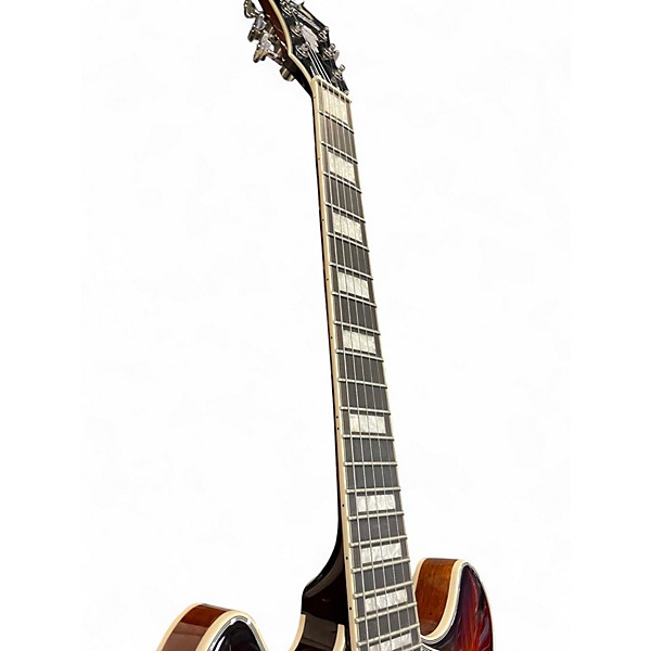 Used D'Angelico Premier Mini DC Brown Sunburst Hollow Body Electric Guitar