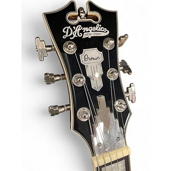 Used D'Angelico Premier Mini DC Brown Sunburst Hollow Body Electric Guitar