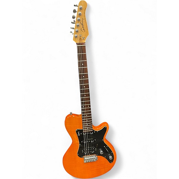 Used Godin SD22 Orange Solid Body Electric Guitar