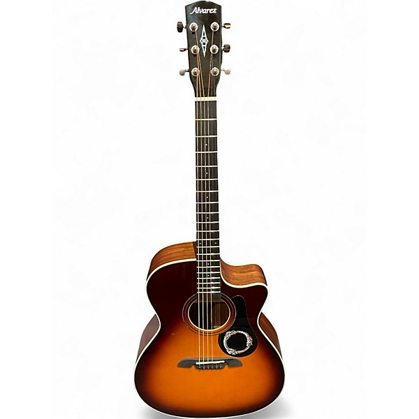 Used Alvarez RG260CESB Brown Sunburst Acoustic Electric Guitar