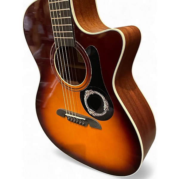 Used Alvarez RG260CESB Brown Sunburst Acoustic Electric Guitar