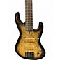 Used 2000s Bossa TUJB5 TIGER'S BURL 2 COLOR BURST GLOSS Electric Bass Guitar