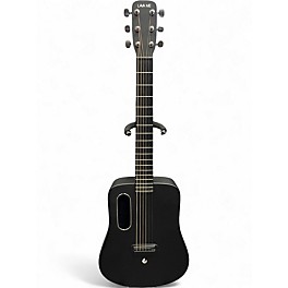 Used LAVA MUSIC L1809B Flat Black Acoustic Electric Guitar