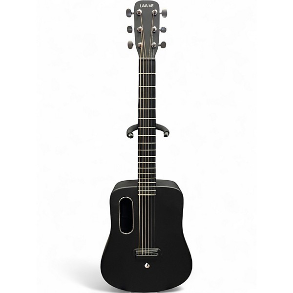 Used LAVA MUSIC L1809B Flat Black Acoustic Electric Guitar