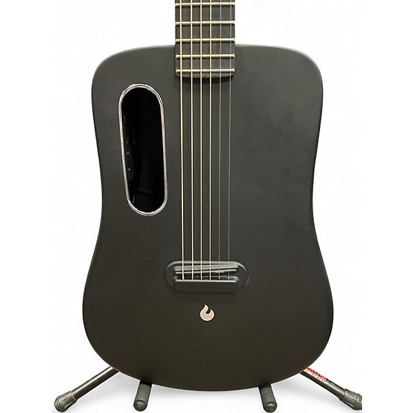 Used LAVA MUSIC L1809B Flat Black Acoustic Electric Guitar