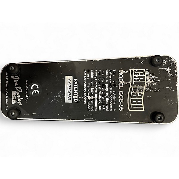 Used Dunlop GCB95 Original Crybaby Wah Effect Pedal