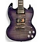 Used Epiphone SG MODERN FIGURED Trans Purple Solid Body Electric Guitar