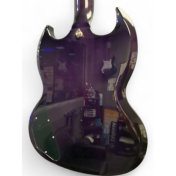 Used Epiphone SG MODERN FIGURED Trans Purple Solid Body Electric Guitar