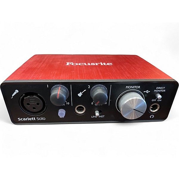 Used 2020s Focusrite Scarlett Solo Gen 2 Audio Interface