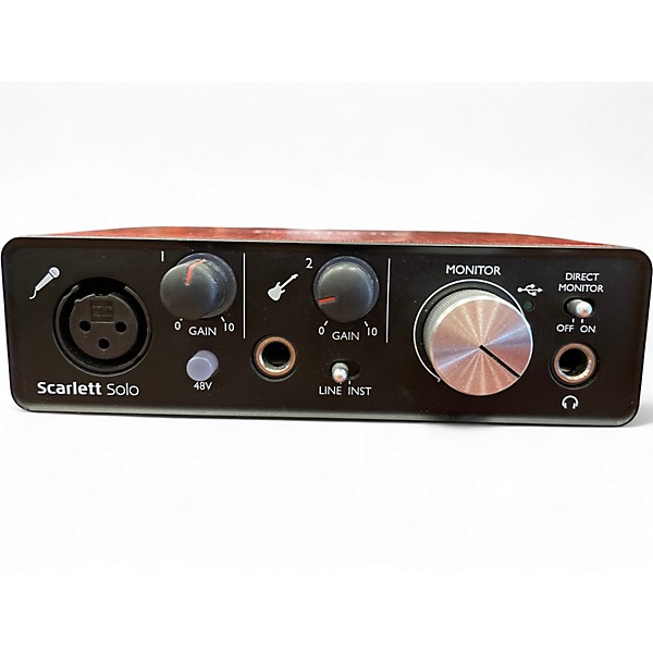 Used 2020s Focusrite Scarlett Solo Gen 2 Audio Interface