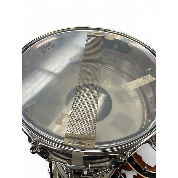 Used Pearl 5 Piece Export Wine Red Drum Kit