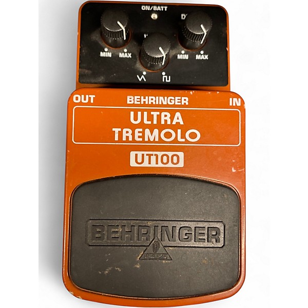 Used Behringer UT100 ULTRA TREMOLO Effect Pedal