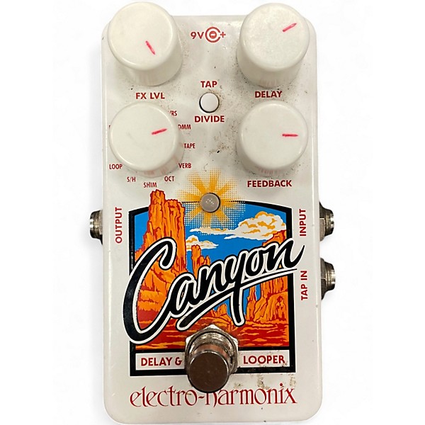 Used Electro-Harmonix Canyon Delay and Looper Effect Pedal
