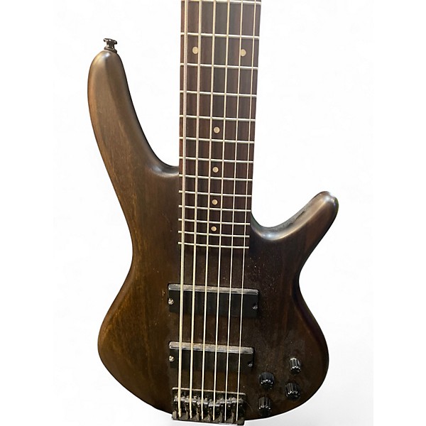 Used Ibanez GSR206 6 String Walnut Electric Bass Guitar