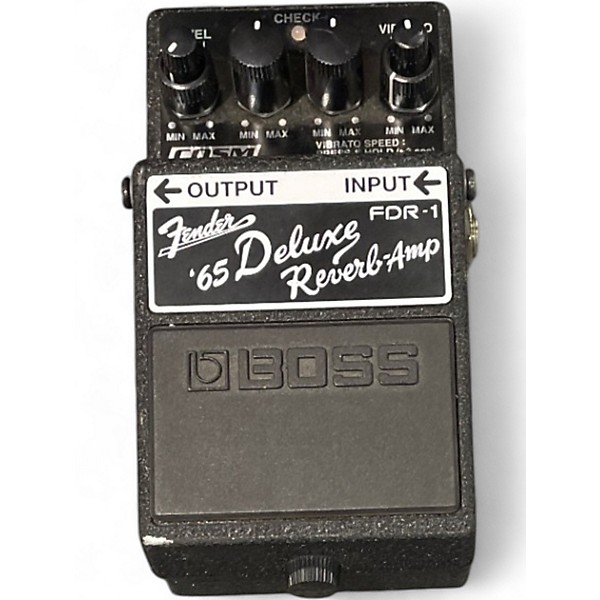 Used BOSS FDR1 Fender 65 Deluxe Reverb Effect Pedal